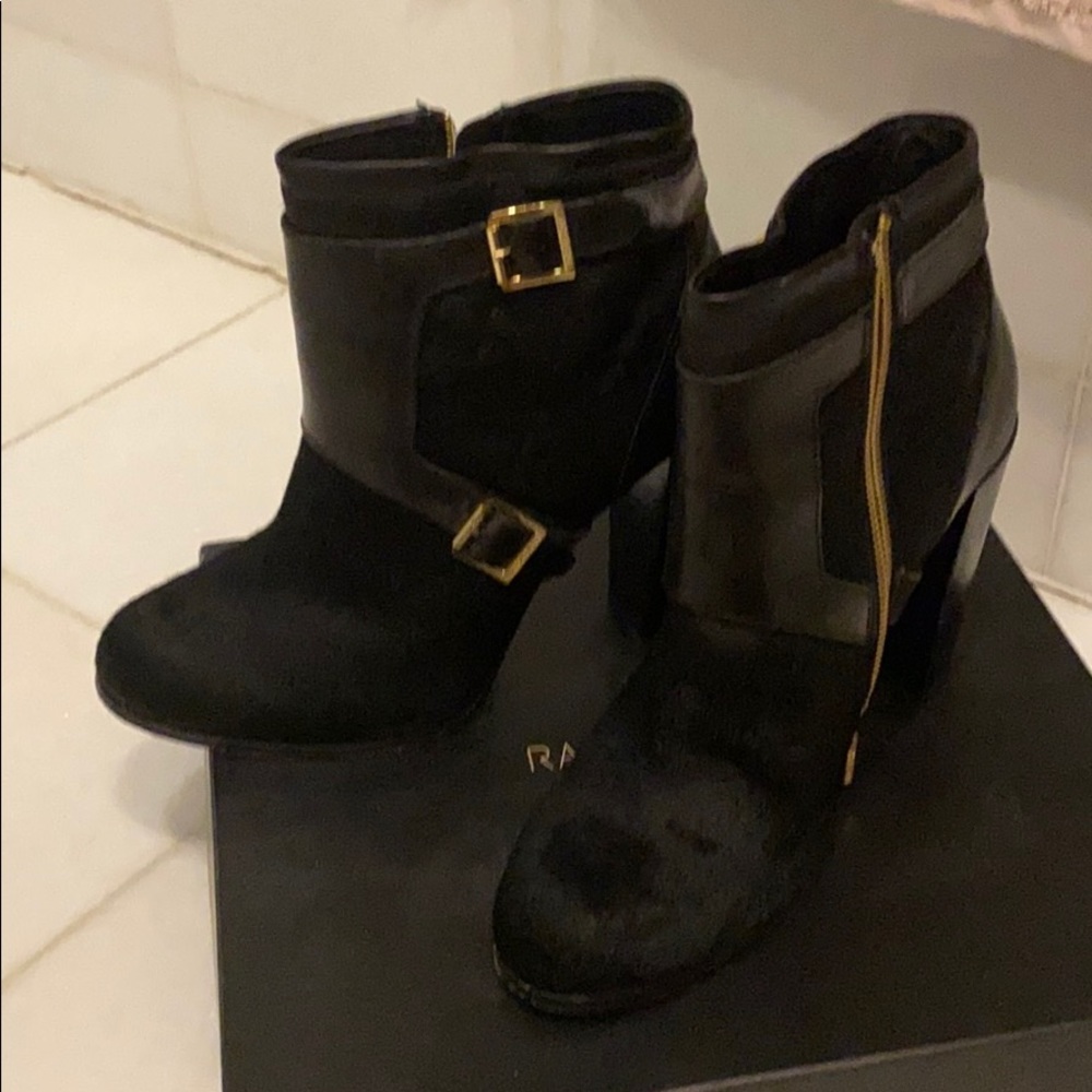 Rachel Zoe pony hair leather bootie Used. 10.5